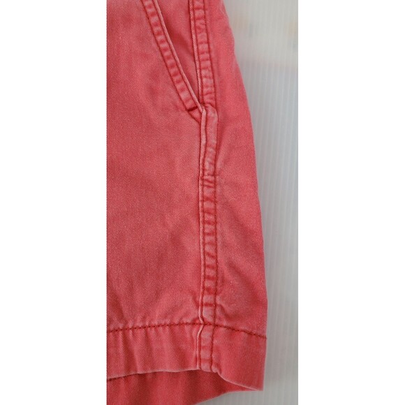 Tommy Hilfiger Shorts Womens Size 16 Coral Pink Chino Mid Rise Khaki VTG Y2K - Picture 12 of 12